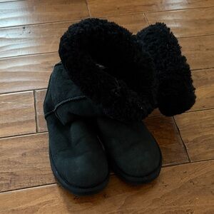 UGG Black Sheepskin Boots
